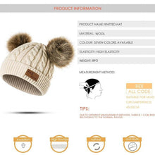 Load image into Gallery viewer, Luxury Baby Hat Pompon Hat Knitted Cute Cap For Girls &amp; Boys Casual Solid Color Girls Baby Style In Great New Modern Trend Design
