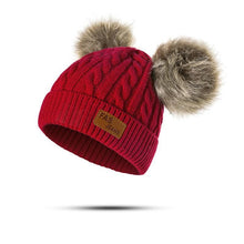 Load image into Gallery viewer, Luxury Baby Hat Pompon Hat Knitted Cute Cap For Girls &amp; Boys Casual Solid Color Girls Baby Style In Great New Modern Trend Design

