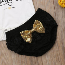 Load image into Gallery viewer, 3PCS Cute Newborn Baby Girl Outfits Clothes Tops Bodysuit Shorts Pants Set For Girls  WIth Print Dadys Princess
