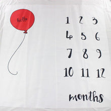 Load image into Gallery viewer, Cartoon Pattern  Baby Photo Props Background Blankets Play Mats Backdrop Cloth Calendar Photo Accessories Blanket For Baby
