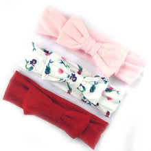Load image into Gallery viewer, Modern  Handamde Luxury Set Baby Girl Headband Bow For Newborn Babies Hair Band Elastic Accessories Cotton Headwear For Girls
