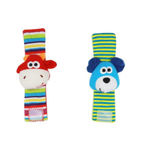 Load image into Gallery viewer, Colorful Wrist Rattles Infant Baby Kids Socks Rattle Toys Foot Socks Educational Toy High Quality Babies Gift
