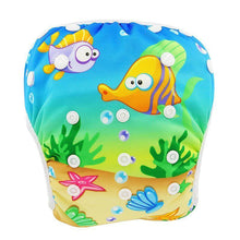 Load image into Gallery viewer, Baby Swimming  Waterproof Adjustable Reusable Washable Cloth Pool Pant Diaper Cover
