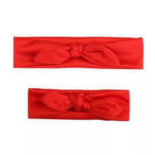 Load image into Gallery viewer, Mother &amp; Baby Headbands Print Floral Elastic Hair Bands Parent-Child Hair Accessories Bow For Baby Girls Bow in Modern Design
