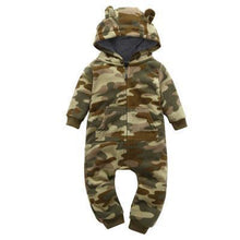 Load image into Gallery viewer, Modern Colorful Interesting Newborn Baby Unisex Warm Clothing Long Sleeved Cotton Romper For Kids
