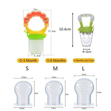 Load image into Gallery viewer, Fresh Food Baby Pacifiers Feeder For Kids Fruit Feeder Nipples Feeding Safe Baby Supplies Nipple Multi-purpose Pacifier
