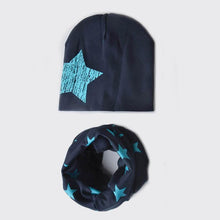 Load image into Gallery viewer, Modern Baby Boys &amp; Girls Hat Scarf Set Beanie Boys Caps with Scarf for Kids In elegant Modern Design
