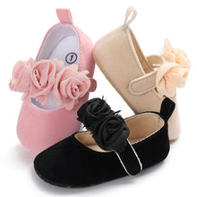 Load image into Gallery viewer, Infant Newborn Soft Sweet Baby Shoe Kids Wedding Party Dress Footwear Children Princess First Walker Baby Girl Shoes
