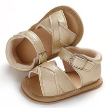 Load image into Gallery viewer, Stylish Summer Baby Kid Boy Girl Sandals Prewalker Newborn Leather Soft Sole Comfortable Crib Shoes
