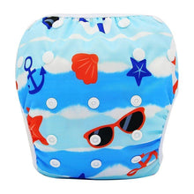 Load image into Gallery viewer, Baby Swimming  Waterproof Adjustable Reusable Washable Cloth Pool Pant Diaper Cover

