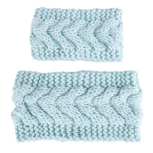 Load image into Gallery viewer, HandmadeKnit Wool Hairband for Mother &amp; Daughter Headband Knit Flower Hairband Ear Warmer Headwrap
