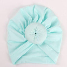 Load image into Gallery viewer, Newborn Toddler Baby Girl Turban Cotton Beanie Hat Warm Soft Cap Solid Knot Soft Wrap In Modern Style
