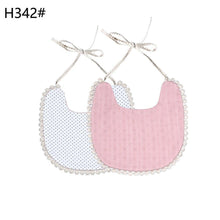 Load image into Gallery viewer, Handmade Luxury Floral Baby Bib Accessories Burp Cloths Newborn Baby Boy Girl Kids Cartoon Bibs 100% Cotton Linen Waterproof Saliva Bib For Kids
