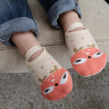 Load image into Gallery viewer, Fashion Unisex Baby Girls Boys Cute Non-slip Breathable Sock Cartoon Pattern Cotton Floor Stretchy Socks
