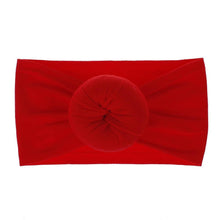 Load image into Gallery viewer, Newborn Infant Kids Girls Nylon Bow Hairband Headband Stretch Turban Knot For Bay Girls
