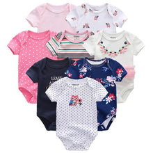 Load image into Gallery viewer, 8PCS Set Modern Baby Rompers Cotton Overalls Newborn Clothes Jumpsuit Sumemr Baby set for Boys and Girls Kids

