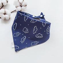 Load image into Gallery viewer, Cotton Cartoon Bandana Feeding Saliva Towel Waterproof Bibs For Baby Burp Accessory Adjustable Button Durable Baby Towels
