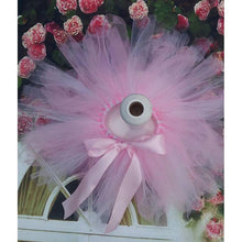 Load image into Gallery viewer, Luxury Modern Elegant Baby Girl Tulle Tutu Skirt and Flower Headband Set Newborn Dress With Big Bow And With Headband
