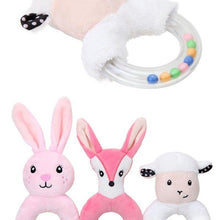 Load image into Gallery viewer, Modern Luxury Baby Rattle Toys Rabbit Plush Baby Cartoon Bed Toys for Newborn Educational Toy Rabbit Bear Hand Bells For Kids and Baby
