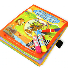 Load image into Gallery viewer, Modern Coloring Magic Water Drawing Book With Pen For Kids and Baby Educational Toy Animals Painting Writing Doodle Cloth Book Kids Drawing Board
