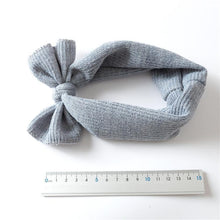 Load image into Gallery viewer, Modern Headbands Knitted Newborn Baby Bows Head Warm Headband Infant Toddler Hair Bow for Girls  Kids
