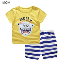Load image into Gallery viewer, Modern Baby Short Sleeve Clothing Set For Boys And Girls Cotton Underwear SuitSummer Pajamas for Kids

