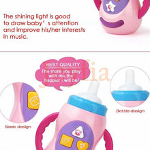 Load image into Gallery viewer, Baby Simulation Milk Bottle Toy LED Flashing Baby Bottle With Sound and Light Toys For Baby
