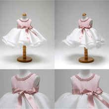 Load image into Gallery viewer, Luxury Designer Handmade Pink Dress for First Birthday Party Girl Baby Clothing Ball Toddler Girls Dress
