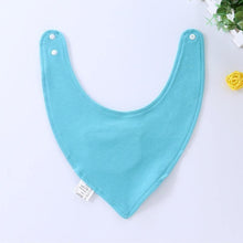 Load image into Gallery viewer, Baby Bibs Waterproof Triangle Cotton Cartoon Child  Dribble Bibs Newborn Absorbent Cloth Bib for Kids in Cat Design
