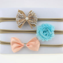 Load image into Gallery viewer, Flower Trendy Baby Headband For Girl Bows Crown Head Bands Cute Newborn Headbands Hairbands Baby Hair Accessories
