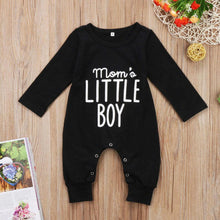Load image into Gallery viewer, Modern New Romper Jumpsuit For Newborn Toddler Infant Baby Boys Romper Long Sleeve Jumpsuit Playsuit With Words Moms Little Boy

