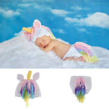 Load image into Gallery viewer, Modern Baby Cap Deer Design Handmade Crochet Deer Costume Set Knitted Hats And Toy For Girls and Boys Kids
