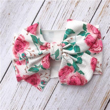 Load image into Gallery viewer, Infant Nylon Print Fabric Headband Baby Girl Headbands for Girls  Bows Baby Turban Headwrap Newborn Hairband For Girls
