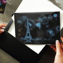 Load image into Gallery viewer, 4Pcs/set Magic Colorful Drawing Board Paper Painting Scraping Children Kids learning Education Toys Painting Doodle Scratch Toys
