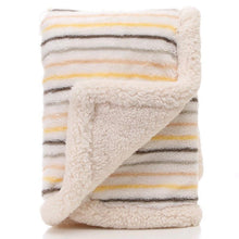 Load image into Gallery viewer, Baby Winter Blanket Newborn Baby Thicken Cotton Fleece Blankets for Infant Warm Soft Swaddle Envelope Blanket for Kids
