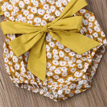 Load image into Gallery viewer, Luxury Modern Toddler Baby Girls Ruffles Romper Infant Newborn Baby Bow Jumpsuit Summer Flower Baby Girls Clothes Baby Costumes
