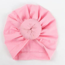 Load image into Gallery viewer, Newborn Toddler Baby Girl Turban Cotton Beanie Hat Warm Soft Cap Solid Knot Soft Wrap In Modern Style
