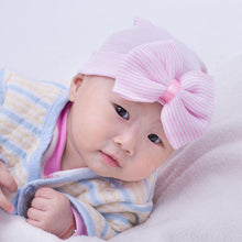 Load image into Gallery viewer, Adorable Newborn Toddler Baby Infant Girl Comfy Big Bowknot Caps Warm Beanie Hat Accessories For Baby
