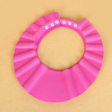 Load image into Gallery viewer, Modern Baby Shower Sheild Cap Reusable Waterproof Bath Hat Teen Girl Shower Haircut Cap for Boys and Girls  Shampoo Cap Design

