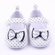 Load image into Gallery viewer, Baby Summer Shoes Anti-slip Sole Crib Shoe Bowknot Dot Print Casual For 3-12 Months Baby
