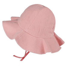 Load image into Gallery viewer, Baby Girl Summer Outdoor Beach Floral  Lovely Lace Princess  Bucket Sun Hat For Girls
