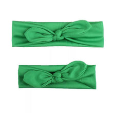 Load image into Gallery viewer, Mother &amp; Baby Headbands Print Floral Elastic Hair Bands Parent-Child Hair Accessories Bow For Baby Girls Bow in Modern Design
