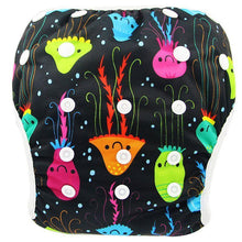 Load image into Gallery viewer, Baby Swimming  Waterproof Adjustable Reusable Washable Cloth Pool Pant Diaper Cover
