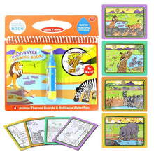 Load image into Gallery viewer, Magic Water Drawing Books Coloring Books Doodle &amp; Magic Pen Painting Drawing Board Children  Painting Toys Birthday Gifts

