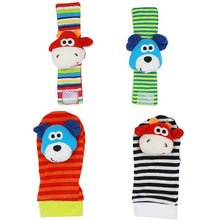 Load image into Gallery viewer, Colorful Wrist Rattles Infant Baby Kids Socks Rattle Toys Foot Socks Educational Toy High Quality Babies Gift
