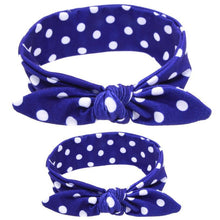 Load image into Gallery viewer, Mother &amp; Baby Headbands Print Floral Elastic Hair Bands Parent-Child Hair Accessories Bow For Baby Girls Bow in Modern Design

