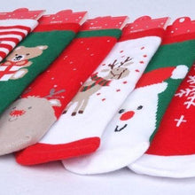 Load image into Gallery viewer, Modern Cotton Baby Socks Christmas Design Baby Girls Socks Cartoon Casual Baby  Children's Christmas Socks For Kids
