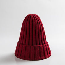 Load image into Gallery viewer, Modern Elegant Candy Color Baby Hat Cute Autumn Winter Pointy Hats For Kids Boys &amp; Girls Warm Beanie Cap For Women
