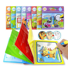Load image into Gallery viewer, Magic Water Drawing Books Coloring Books Doodle &amp; Magic Pen Painting Drawing Board Children  Painting Toys Birthday Gifts

