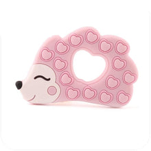 Load image into Gallery viewer, BPA Free Food Grade Silicone Teethers Cartoon Animals Shape Pacifier Clips, Accessories Baby Teething 1pc
